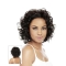Designed Brown Wavy Chin Length Synthetic Wigs & Half Wigs