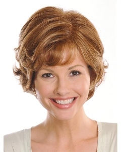 Monofilament Affordable Wavy Synthetic Medium Wigs