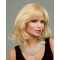 Beautiful Blonde Wavy Chin Length Human Hair Wigs