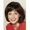 Black Straight Chin Length Bobs Monofilament Wig