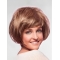 Chin Length 10" Monofilament Blonde Straight Short Bob Hairstyles