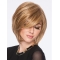 Blonde Bobs Straight Capless 10" Synthetic Wigs