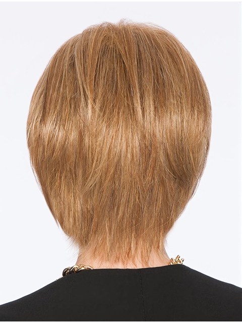 Blonde Bobs Straight Capless 10" Synthetic Wigs