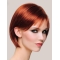 Hairstyles 10" Chin Length Straight Copper Bob Wigs