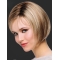 Top 10" Chin Length Straight Blonde Bob Wigs