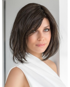 Brown 10" Straight Chin Length Bob Wigs