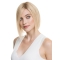 Top Straight 10" Blonde Chin Length Human Hair Wigs