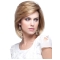 Shining Blonde Straight Chin Length Human Hair Wigs
