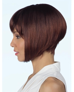 Stylish 10" Straight Bobs African American Wigs