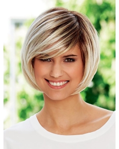 8" Straight High Quality Synthetic Bob Wigs