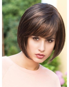 8" Straight Modern Synthetic Bob Wigs