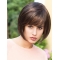8" Straight Modern Synthetic Bob Wigs