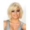 Blonde Straight Chin Length Glueless Lace Wigs