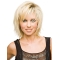 Blonde Straight Synthetic Shining Short Wigs