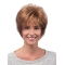 Layered Auburn Capless Synthetic Short Wigs