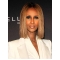 Iman  Blonde straight Bob Cut Wigs