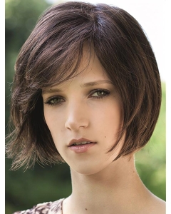 Fabulous Straight Monofilament Chin Length Lace Wigs