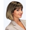 Radiant Monofilament Straight Chin Length Bob Wigs