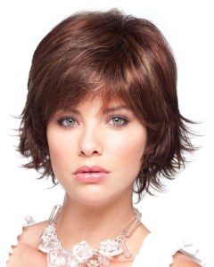 Braw Auburn Straight Chin Length Synthetic Wigs