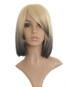 Blonde Straight Chin Length Celebrity Wigs