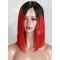 Bobs Chin Length Straight Ombre Full Lace Wigs