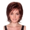 Durable Auburn Straight Chin Length Bob Wigs