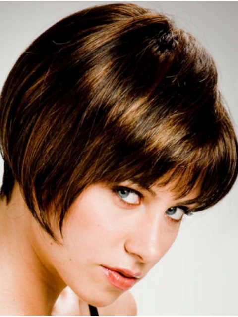 Beautiful Straight Brown Bobs High Quality Wigs
