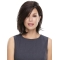 High Quality Black Straight Chin Length 100% Hand-tied Comfortable Wigs