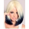 Straight Lace Front Blonde 100% Indian Remy Hair Ombre Wigs