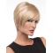 Amazing Chin Length Straight Blonde Exquisite Layered Wigs
