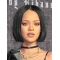 Black Straight 10" Bobs Rihanna Hair