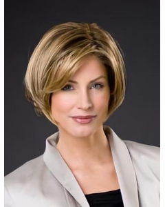 100% Hand-tied Synthetic 8" Straight Blonde Chin Length Bob Wigs