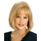 Convenient Blonde Straight Chin Length Celebrity Wigs