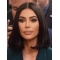Chin Length 12" Straight Bobs Lace Front Kim Kardashian Wigs
