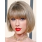 Lace Front Chin Length Blonde Straight Bobs Taylor Swift Wigs