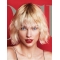 Lace Front Chin Length Silver Straight With Bangs Taylor Swift Wigs