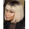 Blonde 12" Straight Bobs Chin Length Nicki Minaj Wigs