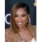 Straight Blonde Full Lace Chin Length Bobs Jennifer Hudson Wigs
