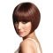 Popular Auburn Straight Chin Length Bob Wigs