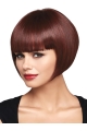 Popular Auburn Straight Chin Length Bob Wigs