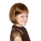 Fashionable Auburn Straight Chin Length Wigs For Cancer