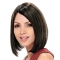 Style Brown Straight Chin Length Bob Wigs
