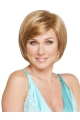 Blonde High Quality Straight Synthetic Medium Wigs
