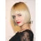 Great Straight Bobs Blonde Short Wigs