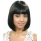 Discount Black Straight Chin Length African American Wigs