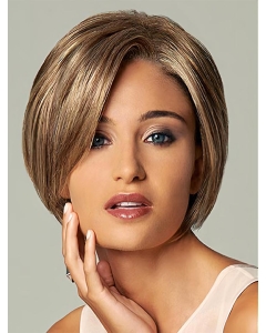 Preferential Blonde Monofilament Chin Length Full Lace Wigs