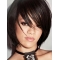 Affordable Black Straight Chin Length Rihanna Wigs
