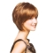 Fashionable Auburn Straight Chin Length Bob Wigs