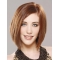 Modern Auburn Lace Front Chin Length Remy Human Lace Wigs