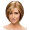 Sleek Blonde Monofilament Chin Length Petite Wigs